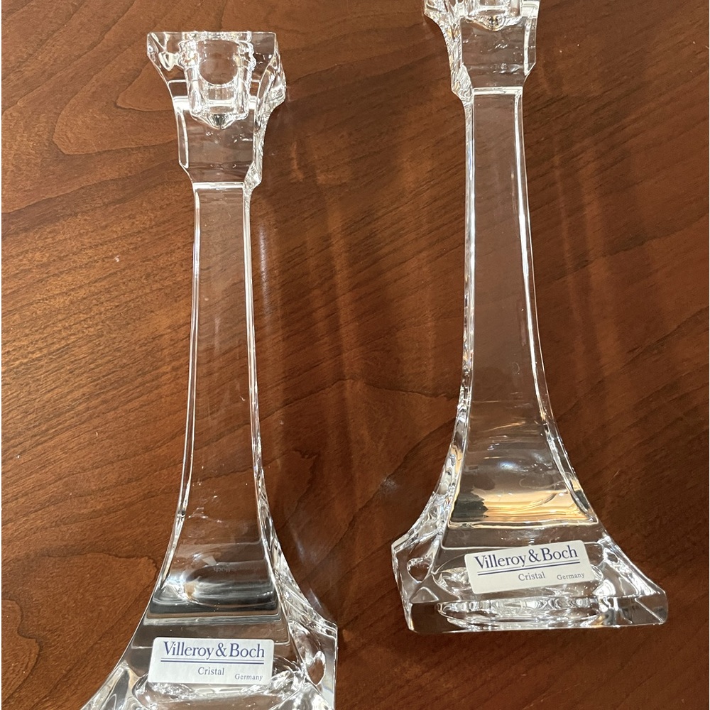 Villeroy & Boch Classic Crystal Candlesticks